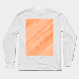 Abstract orange pastel pattern Long Sleeve T-Shirt